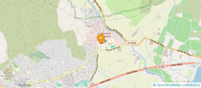 localisation de l'entreprise BAD'HYERES à HYERES