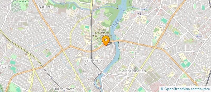localisation de l'entreprise BAD LUCK à NANTES