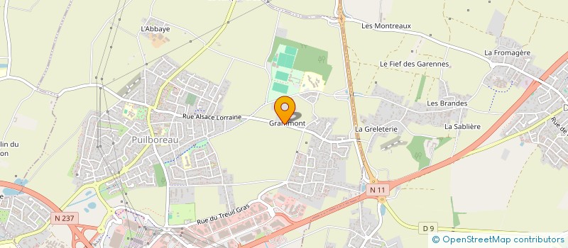 localisation de l'entreprise BAD MONDAY  PUILBOREAU