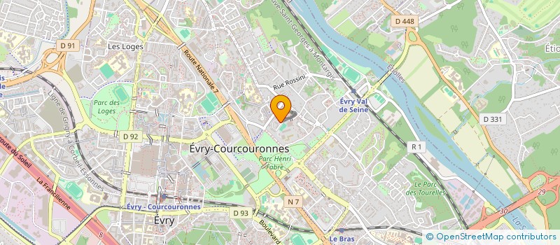 localisation de l'entreprise BAD MOUSE GRAFIXX  EVRY-COURCOURONNES