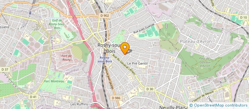 localisation de l'entreprise BAD TASTE PRODUCTIONS à ROSNY-SOUS-BOIS