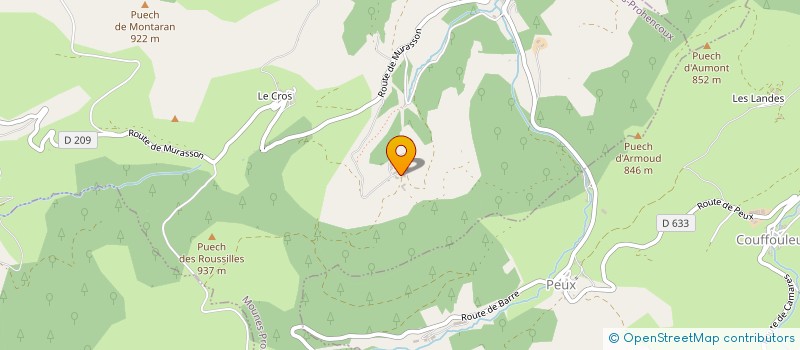 localisation de l'entreprise BAD TRIPOUX ASSO  MOUNES-PROHENCOUX