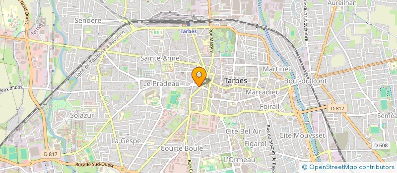 localisation de l'entreprise BAD WAREHOUSE  TARBES