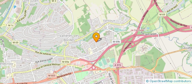 localisation de l'entreprise BADA  METZ