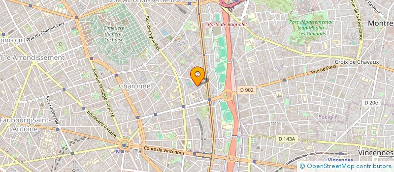 localisation de l'entreprise BADA BING PROD  PARIS