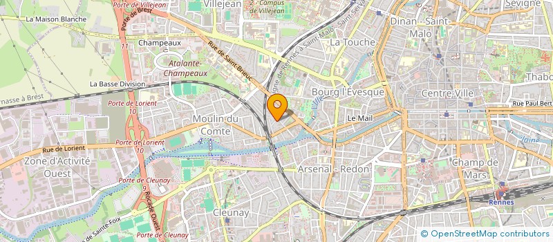 localisation de l'entreprise BADABOK CAFE à RENNES