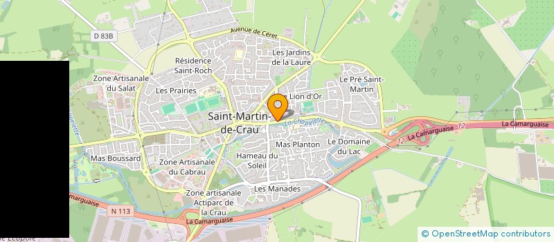 localisation de l'entreprise BADABOOM à SAINT-MARTIN-DE-CRAU