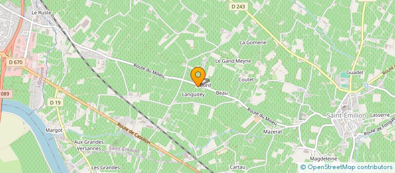 localisation de l'entreprise BADABOUM DU BARRALY à SAINT-EMILION