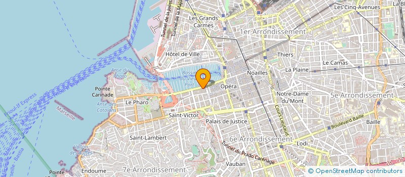 localisation de l'entreprise BADABOUM THEATRE à MARSEILLE