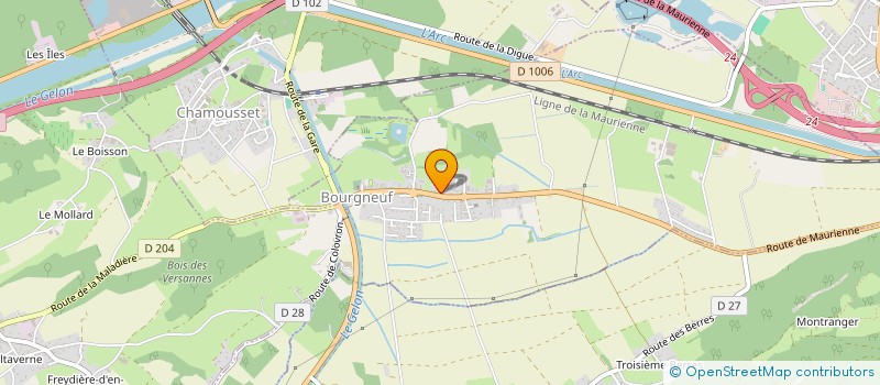 localisation de l'entreprise BADABOUR BADMINTON A BOURGNEUF  BOURGNEUF