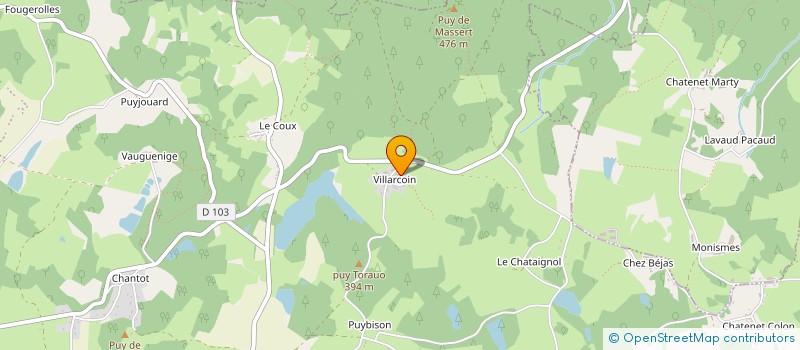 localisation de l'entreprise BADABUL à SAINT-PARDOUX-LE-LAC