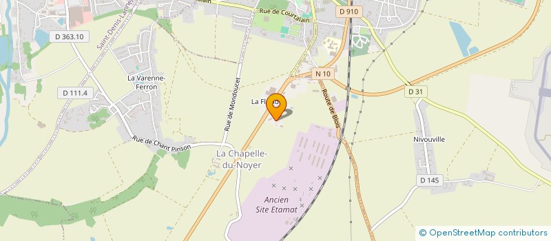 localisation de l'entreprise BADAIRE à LA CHAPELLE-DU-NOYER