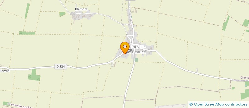 localisation de l'entreprise BADAIRE à GRENEVILLE-EN-BEAUCE