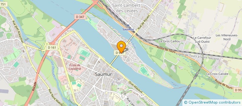 localisation de l'entreprise BADALING  SAUMUR