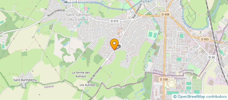 localisation de l'entreprise BADARELLE - VONTHRON à ALENCON