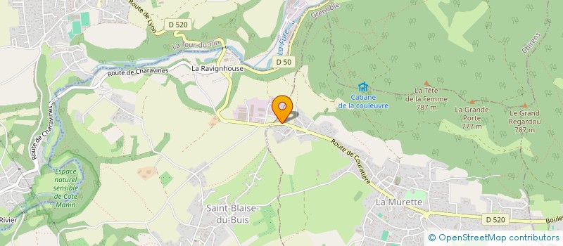 localisation de l'entreprise BADASK à LA MURETTE