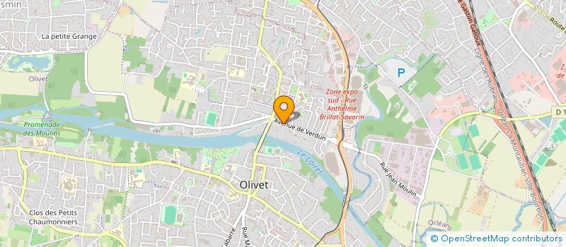 localisation de l'entreprise BADASS à OLIVET