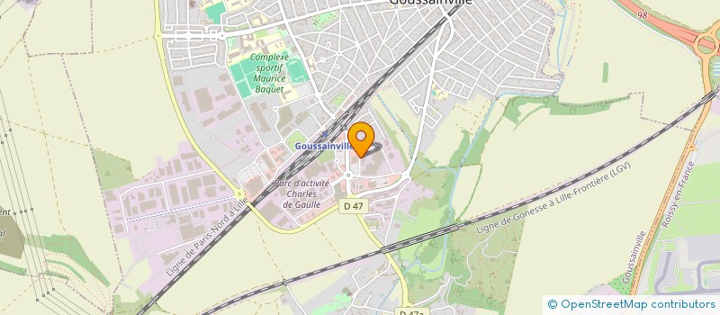 localisation de l'entreprise BADAY  LOUVRES