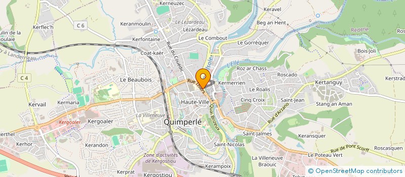 localisation de l'entreprise BADCASS à QUIMPERLE