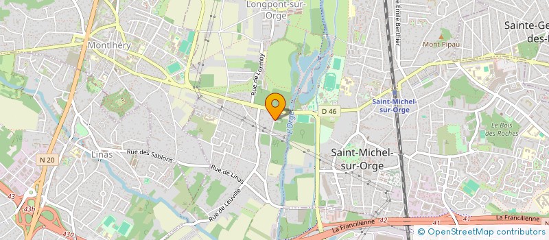 localisation de l'entreprise BADDIS à LONGPONT-SUR-ORGE