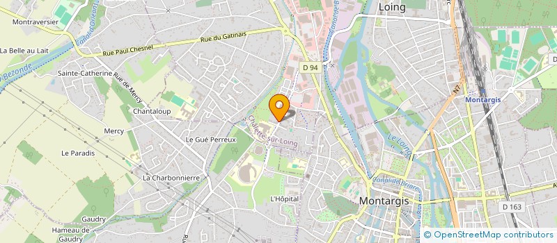 localisation de l'entreprise BADE à CHALETTE-SUR-LOING
