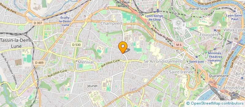 localisation de l'entreprise BADE A.J.  LYON