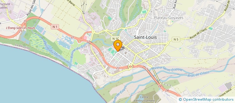 localisation de l'entreprise BADE DENIS FERNAND à SAINT-LOUIS