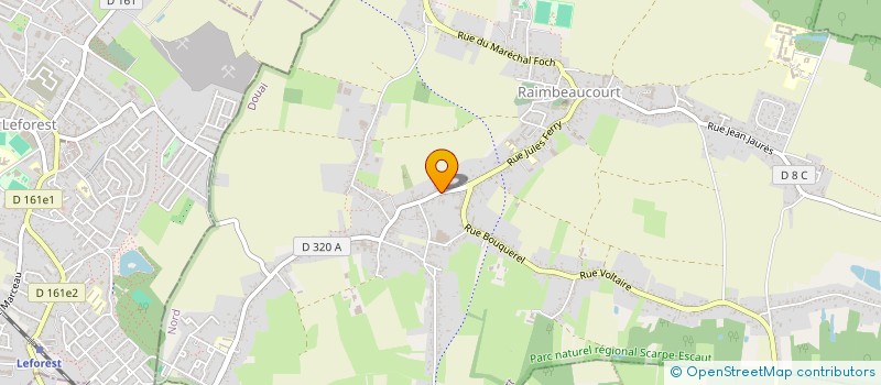 localisation de l'entreprise BADEL & CO  RAIMBEAUCOURT