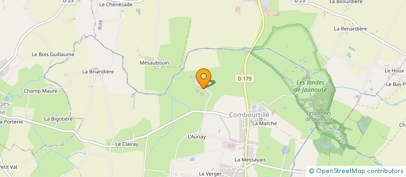 localisation de l'entreprise BADELE  COMBOURTILLE