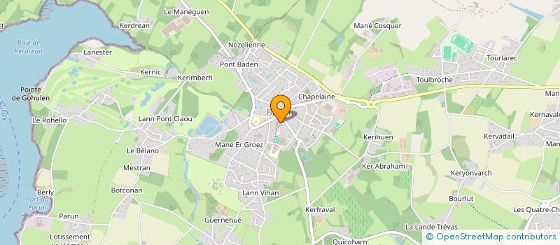 localisation de l'entreprise BADEN RECHERCHE ET ESPOIR  BADEN