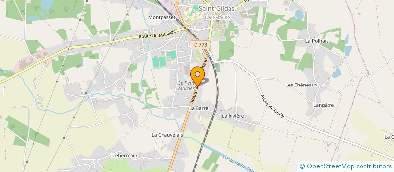 localisation de l'entreprise BADEN'S & CO à SAINT-GILDAS-DES-BOIS