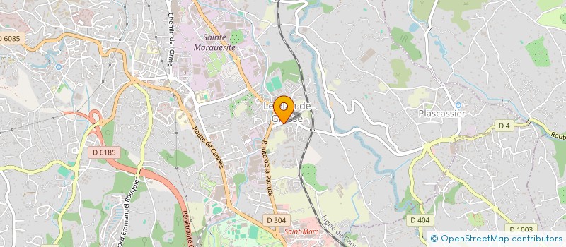 localisation de l'entreprise BADER à GRASSE