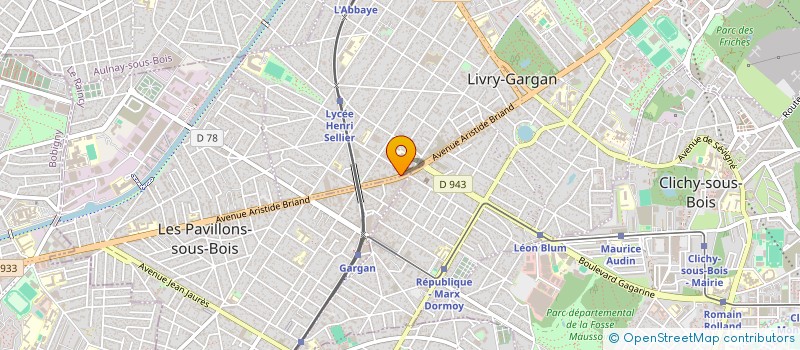 localisation de l'entreprise BADER SERVICES à LIVRY-GARGAN