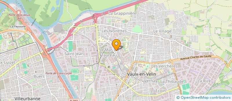 localisation de l'entreprise BADEREDDINE-ROUBY  VAULX-EN-VELIN