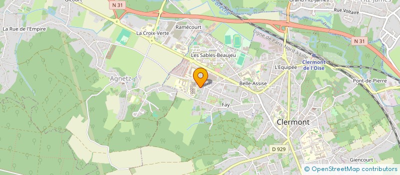 localisation de l'entreprise BADERR IMMO  CLERMONT