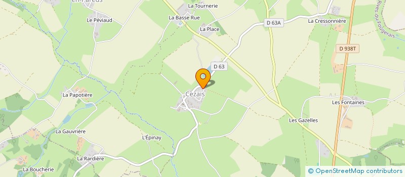 localisation de l'entreprise BADET  RIVES-DU-FOUGERAIS