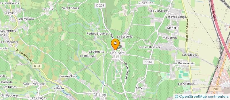 localisation de l'entreprise BADET PLOMBERIE  CHAINTRE