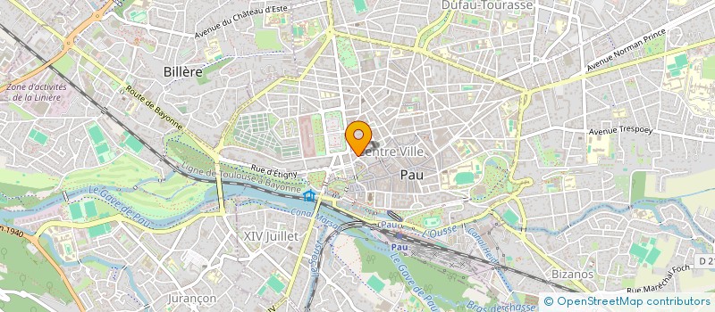 localisation de l'entreprise BADETS TAILLEUR SARL à PAU