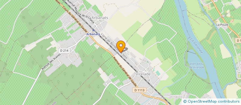 localisation de l'entreprise BADGE  LANDIRAS