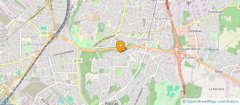 localisation de l'entreprise BADGER PROD  FLOIRAC