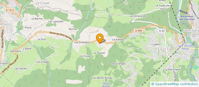 localisation de l'entreprise BADGETT-LEBUS AND SONS  SAINT-GERVAIS-LES-BAINS