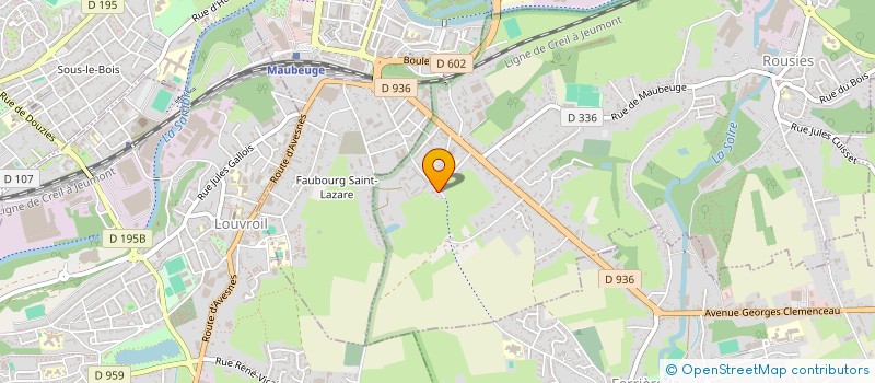 localisation de l'entreprise BADHABITAT  ROUSIES