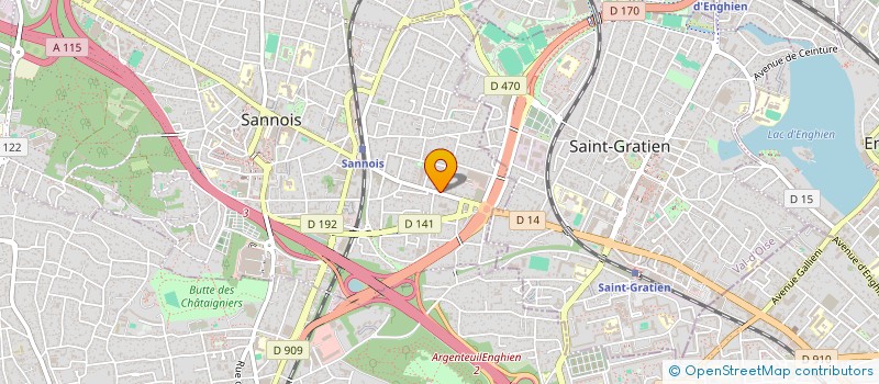 localisation de l'entreprise BADI à SANNOIS