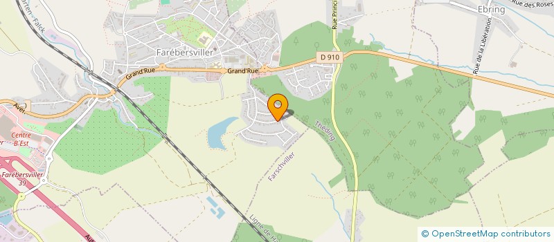 localisation de l'entreprise BADI-AK  FAREBERSVILLER