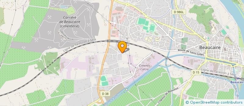 localisation de l'entreprise BADI CONSTRUCTION à BEAUCAIRE