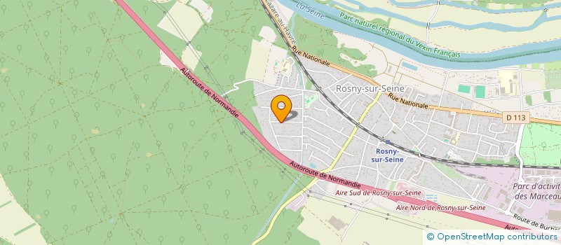 localisation de l'entreprise BADIATTE TRANSPORTS ET LOGISTIQUE  ROSNY-SUR-SEINE