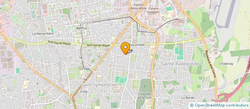 localisation de l'entreprise BADIBADOU  TOURS