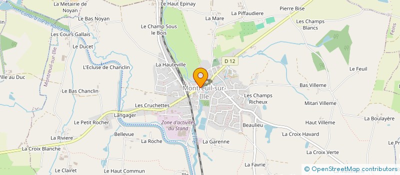 localisation de l'entreprise BADIBOU  MONTREUIL-SUR-ILLE