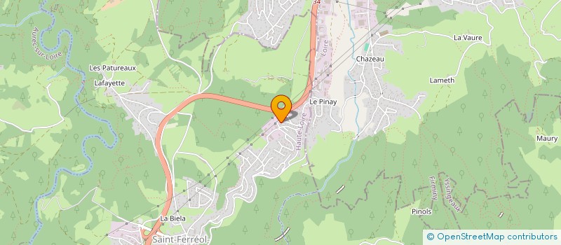 localisation de l'entreprise BADIE  SAINT FERREOL D'AUROURE