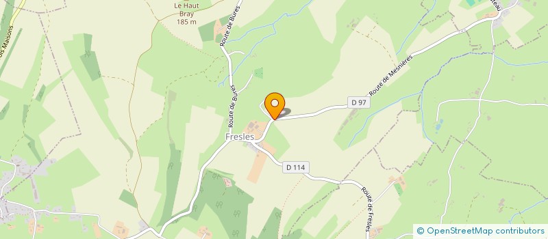 localisation de l'entreprise BADIE MACONNERIE  FRESLES